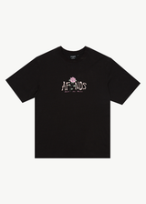 AFENDS Mens Smell The Roses - Retro Tee - Black - Afends mens smell the roses   retro tee   black