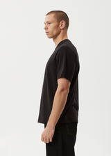 AFENDS Mens Smell The Roses - Retro Tee - Black - Afends mens smell the roses   retro tee   black