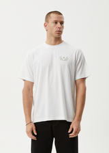 AFENDS Mens Surf Related - Boxy Tee - White - Afends mens surf related   boxy tee   white