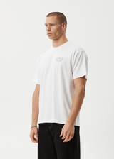 AFENDS Mens Surf Related - Boxy Tee - White - Afends mens surf related   boxy tee   white