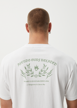 AFENDS Mens Surf Related - Boxy Tee - White - Afends mens surf related   boxy tee   white