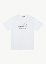 AFENDS Mens Dreamer - Retro Tee - White - Afends mens dreamer   retro tee   white