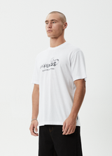 AFENDS Mens Dreamer - Retro Tee - White - Afends mens dreamer   retro tee   white