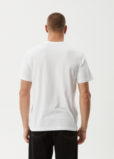 AFENDS Mens Dime Bag - Retro Tee - White - Afends mens dime bag   retro tee   white