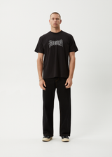 AFENDS Mens Mental - Boxy Tee - Black - Afends mens mental   boxy tee   black