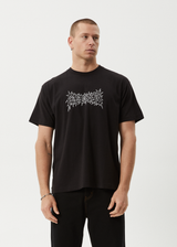 AFENDS Mens Mental - Boxy Tee - Black - Afends mens mental   boxy tee   black
