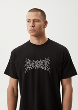 AFENDS Mens Mental - Boxy Tee - Black - Afends mens mental   boxy tee   black