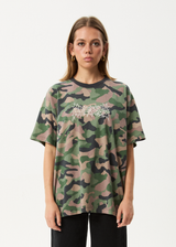 AFENDS Mens Hidden - Boxy Tee - Hidden - Afends mens hidden   boxy tee   hidden