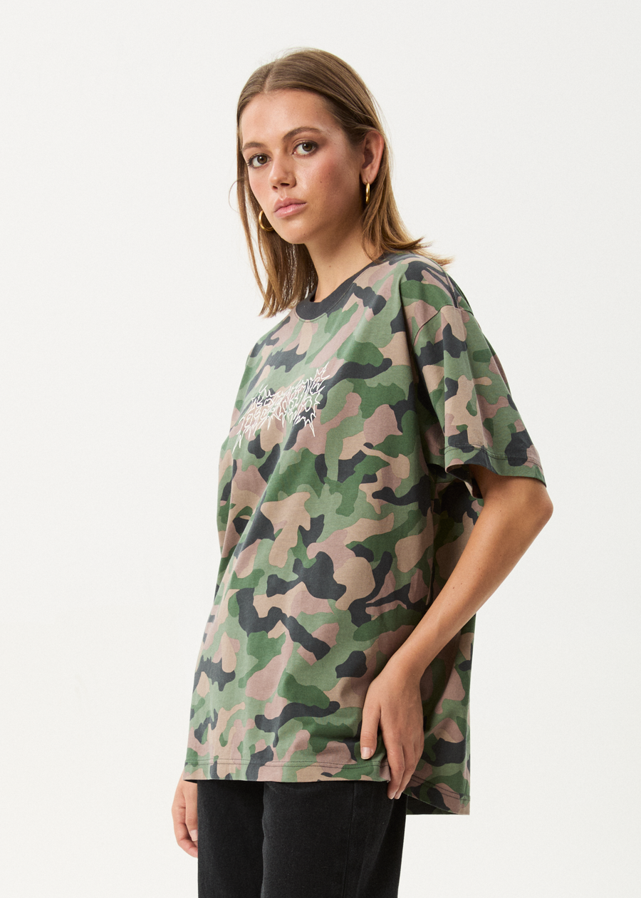 AFENDS Mens Hidden - Boxy Tee - Hidden