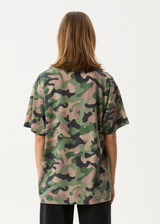 AFENDS Mens Hidden - Boxy Tee - Hidden - Afends mens hidden   boxy tee   hidden