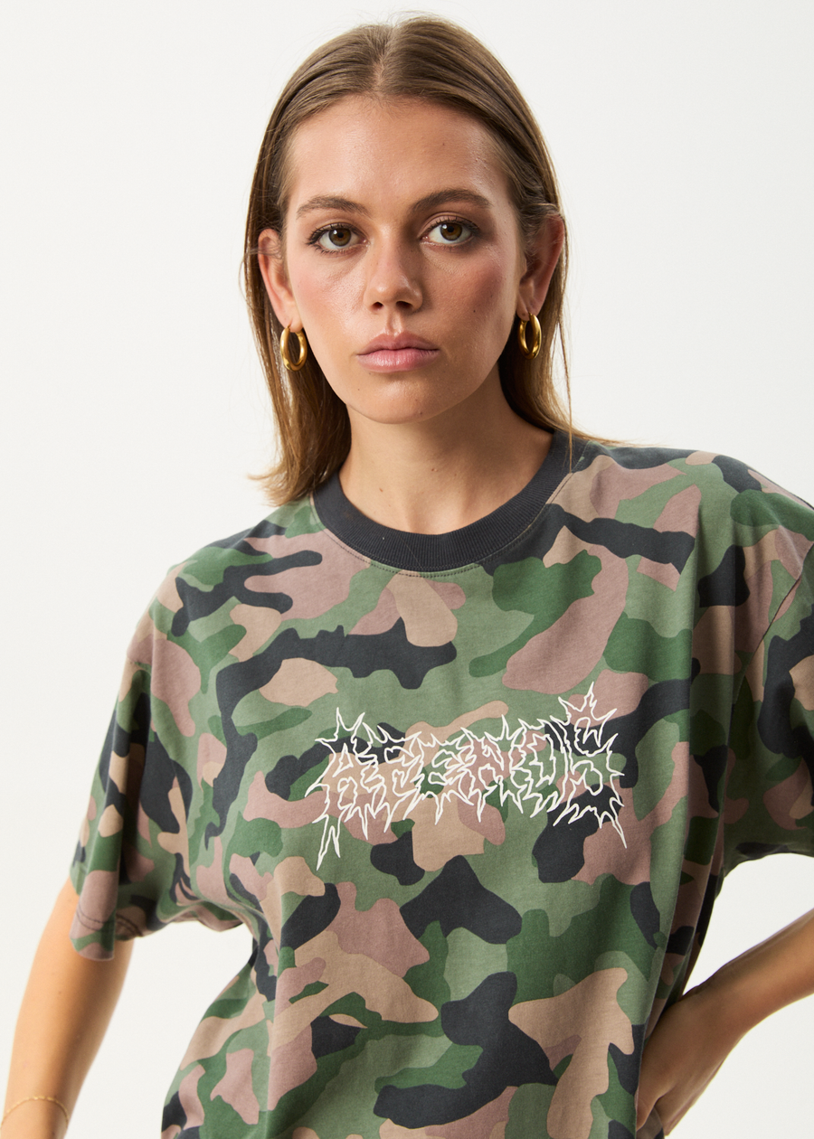 AFENDS Mens Hidden - Boxy Tee - Hidden