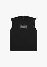 AFENDS Mens Mental - Sleeveless Tee - Stone Black - Afends mens mental   sleeveless tee   stone black