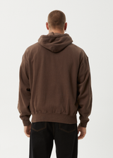 AFENDS Mens Mace - Hoodie - Coffee - Afends mens mace   hoodie   coffee