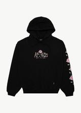 AFENDS Mens Smell The Roses - Boxy Hoodie - Black - Afends mens smell the roses   boxy hoodie   black