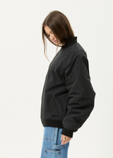 AFENDS Mens No More Bombs - Bomber Jacket - Black - Afends mens no more bombs   bomber jacket   black