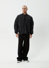 AFENDS Mens No More Bombs - Bomber Jacket - Black - Afends mens no more bombs   bomber jacket   black
