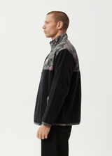 AFENDS Mens Hidden - Fleece Pullover - Hidden - Afends mens hidden   fleece pullover   hidden