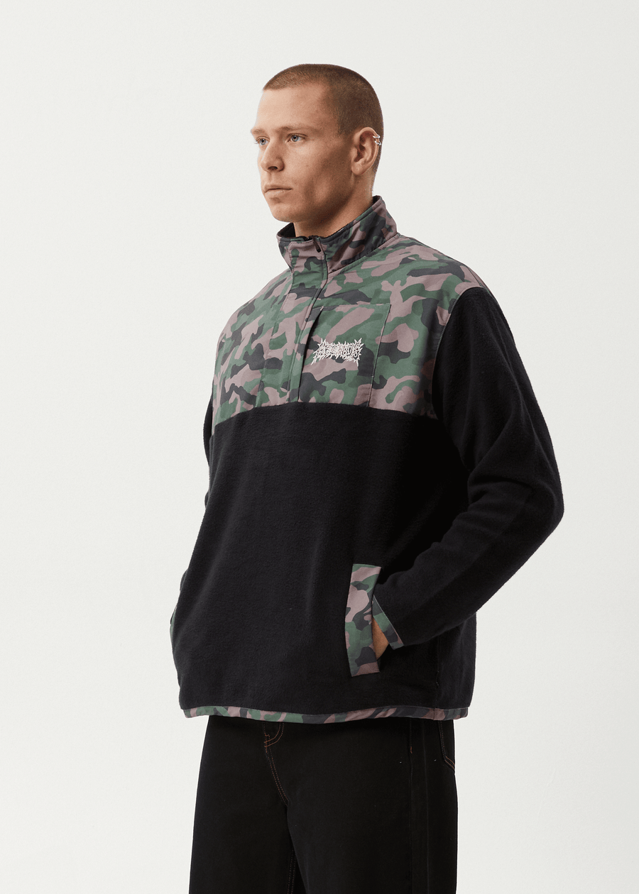 AFENDS Mens Hidden - Fleece Pullover - Hidden