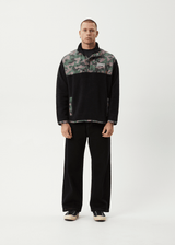 AFENDS Mens Hidden - Fleece Pullover - Hidden - Afends mens hidden   fleece pullover   hidden