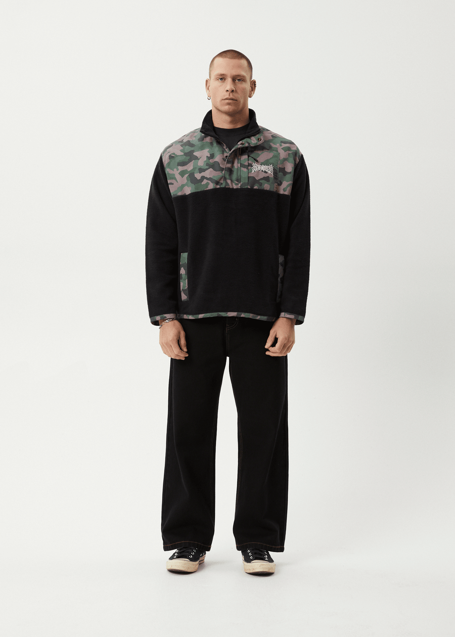 AFENDS Mens Hidden - Fleece Pullover - Hidden
