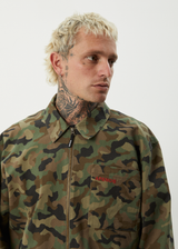 AFENDS Mens Hidden Oracle - Workwear Jacket - Hidden - Afends mens hidden oracle   workwear jacket   hidden