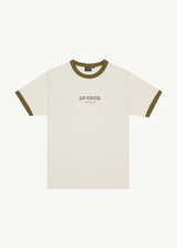 AFENDS Mens Mix Up - Ringer Tee - Moonbeam - Afends mens mix up   ringer tee   moonbeam