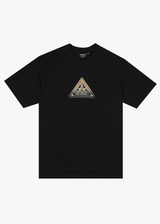 AFENDS Mens Embossed - Retro Tee - Black - Afends mens embossed   retro tee   black