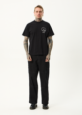 AFENDS Mens Energy - Boxy Tee - Black - Afends mens energy   boxy tee   black