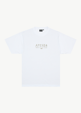 AFENDS Mens Spinal - Boxy Tee - White - Afends mens spinal   boxy tee   white