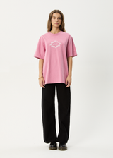 AFENDS Mens My Tribe - Heavyweight Retro Tee - Washed Marrakesh - Afends mens my tribe   heavyweight retro tee   washed marrakesh