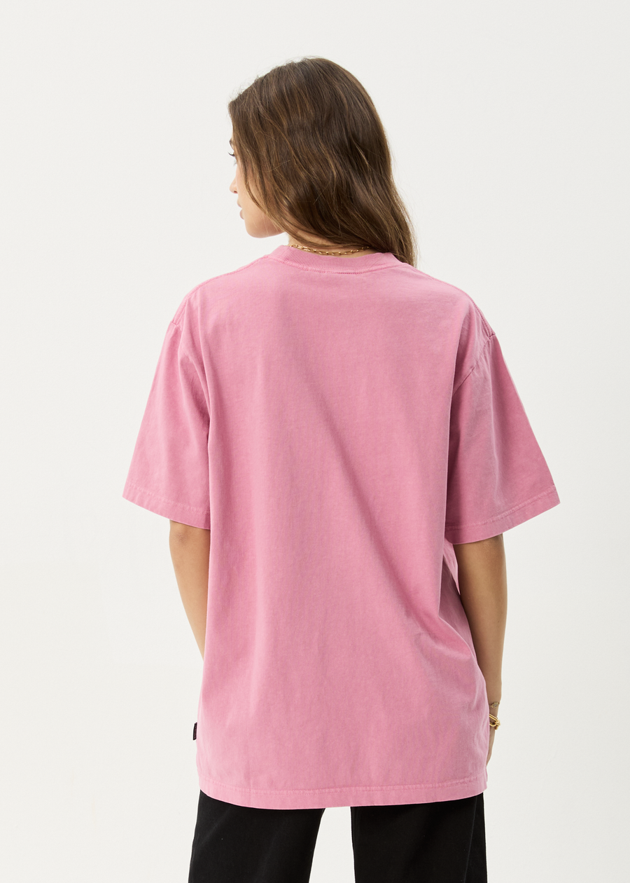 AFENDS Mens My Tribe - Heavyweight Retro Tee - Washed Marrakesh