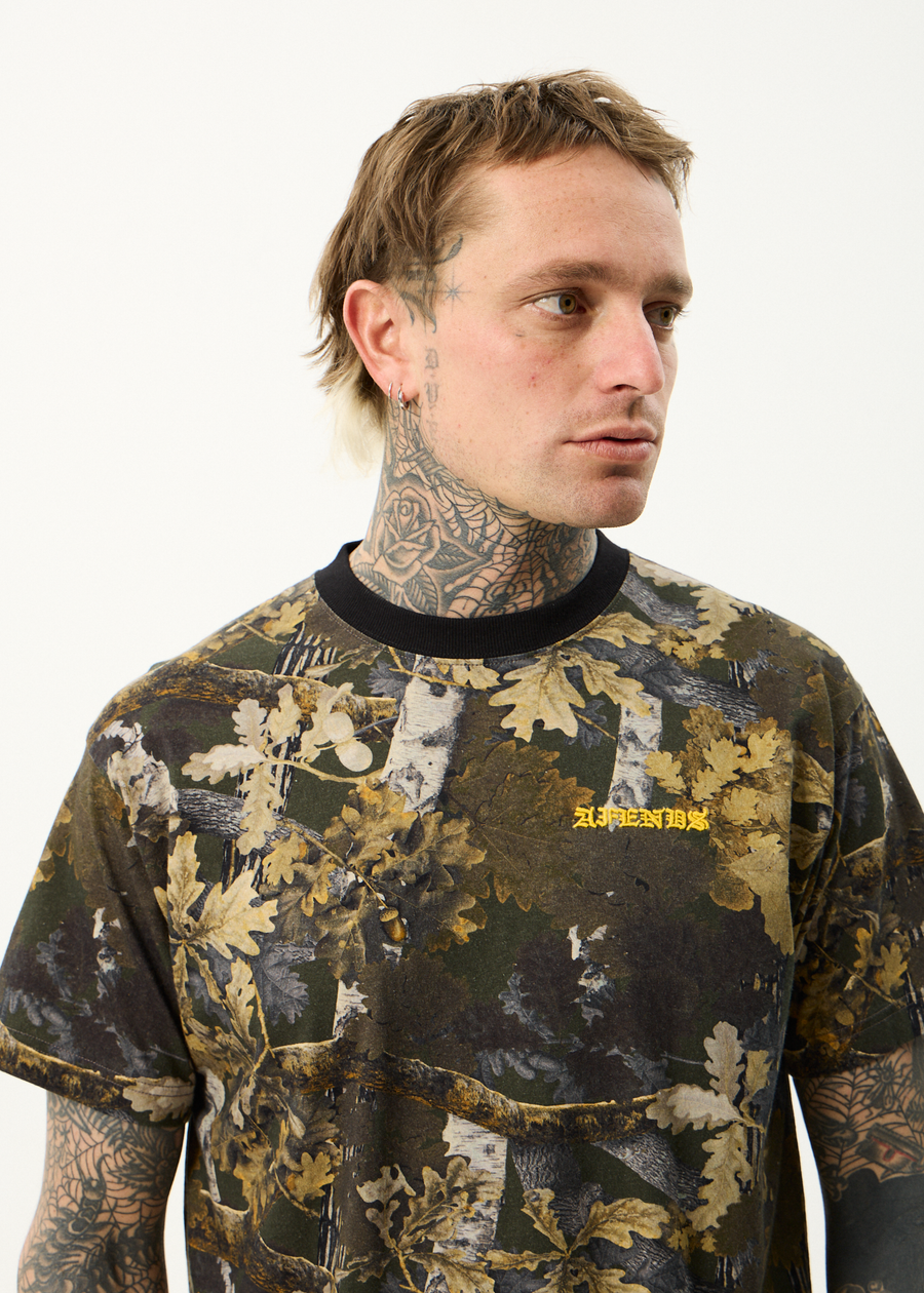 AFENDS Mens Find Me - Boxy Tee - Find Me