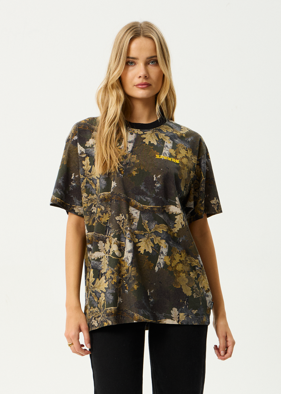 AFENDS Mens Find Me - Boxy Tee - Find Me