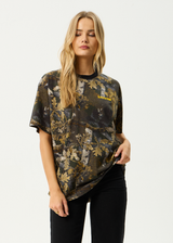 AFENDS Mens Find Me - Boxy Tee - Find Me - Afends mens find me   boxy tee   find me