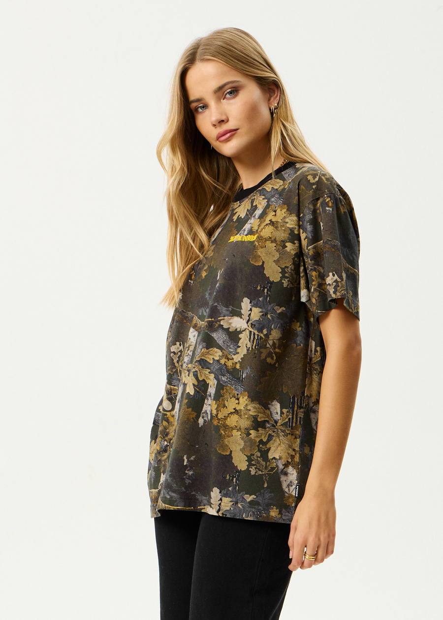 AFENDS Mens Find Me - Boxy Tee - Find Me