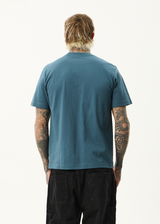 AFENDS Mens Huffenpuff - Retro Tee - Fuel - Afends mens huffenpuff   retro tee   fuel