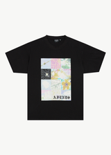 AFENDS Mens Sadworld - Heavyweight Boxy Tee - Black - Afends mens sadworld   heavyweight boxy tee   black