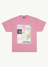 AFENDS Mens Sadworld - Heavyweight Boxy Tee - Washed Marrakesh - Afends mens sadworld   heavyweight boxy tee   washed marrakesh