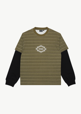 AFENDS Mens My Tribe - Layered Boxy Tee - Boa - Afends mens my tribe   layered boxy tee   boa