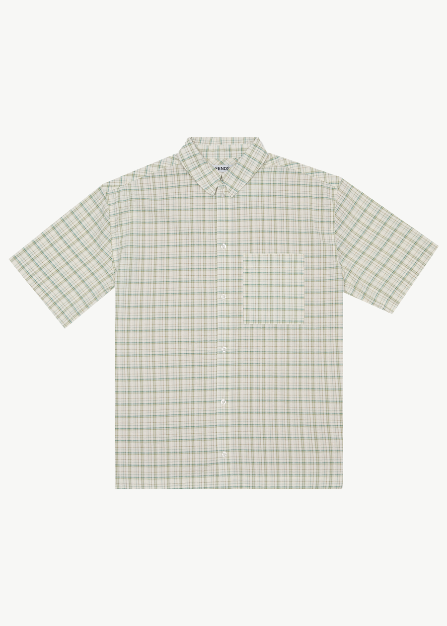 AFENDS Mens Legacy - Short Sleeve Shirt - Boa Check