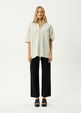 AFENDS Mens Legacy - Short Sleeve Shirt - Boa Check - Afends mens legacy   short sleeve shirt   boa check