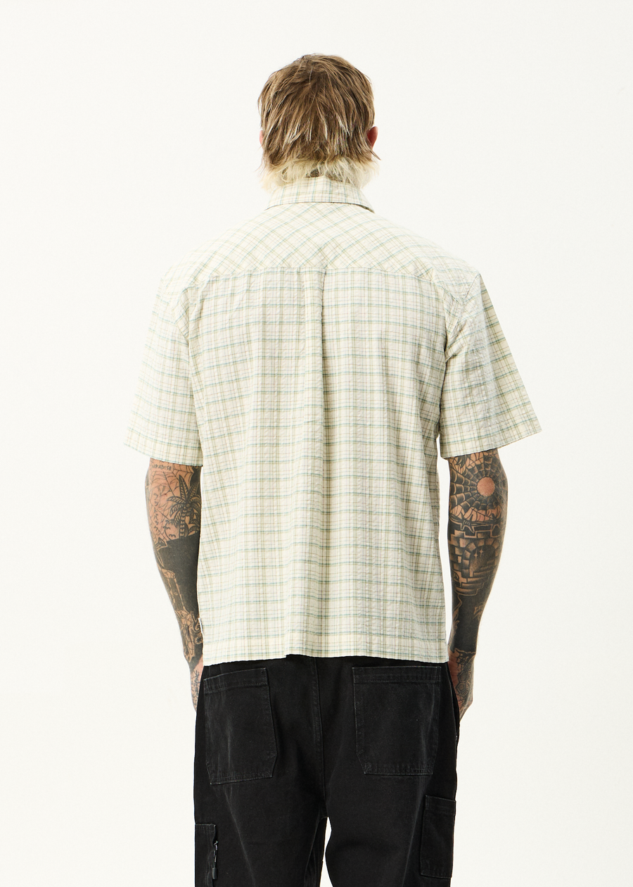 AFENDS Mens Legacy - Short Sleeve Shirt - Boa Check