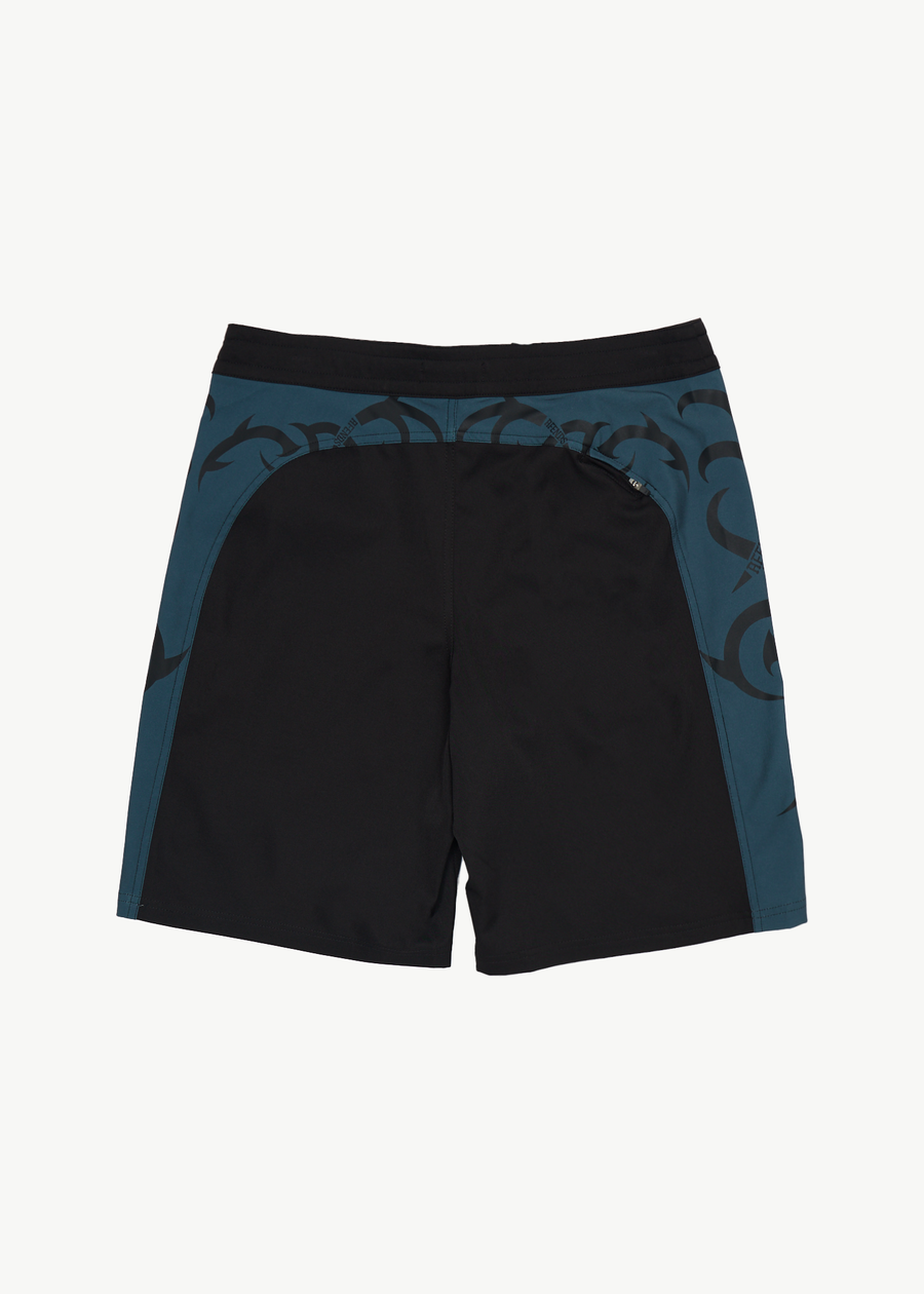 AFENDS Mens My Tribe - Surf Related V2 Boardshort 20" - Black
