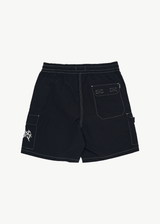 AFENDS Mens Heavy Petal - Cargo Baywatch Swim Short 18