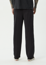 AFENDS Mens Spinal - Track Pant - Black - Afends mens spinal   track pant   black