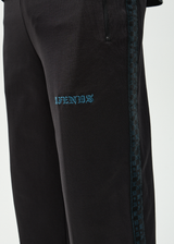 AFENDS Mens Spinal - Track Pant - Black - Afends mens spinal   track pant   black