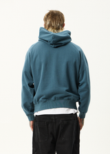 AFENDS Mens Sixsixsix - Boxy Raglan Hoodie - Fuel - Afends mens sixsixsix   boxy raglan hoodie   fuel