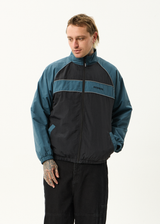 AFENDS Mens Spicy - Sports Spray Jacket - Black - Afends mens spicy   sports spray jacket   black