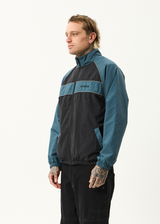 AFENDS Mens Spicy - Sports Spray Jacket - Black - Afends mens spicy   sports spray jacket   black