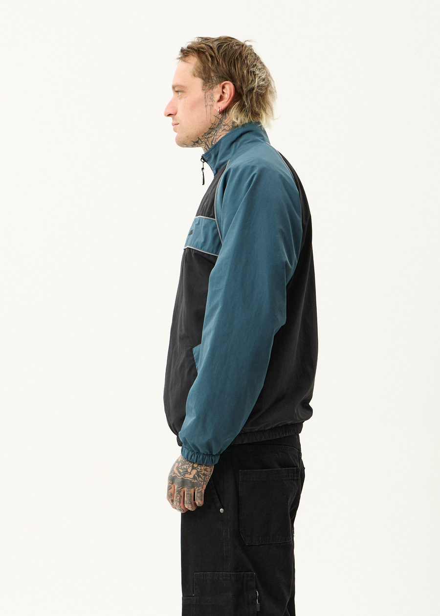 AFENDS Mens Spicy - Sports Spray Jacket - Black